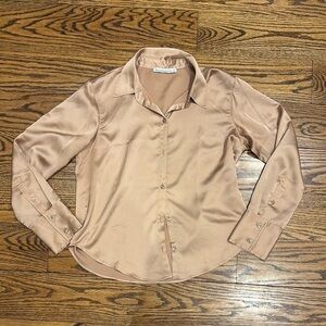 Abercrombie & Fitch Tan Button Down Shirt